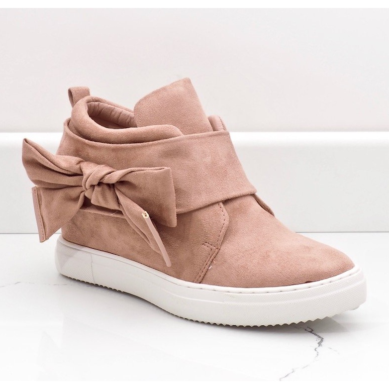 Tênis de camurça rosa XW37320 1