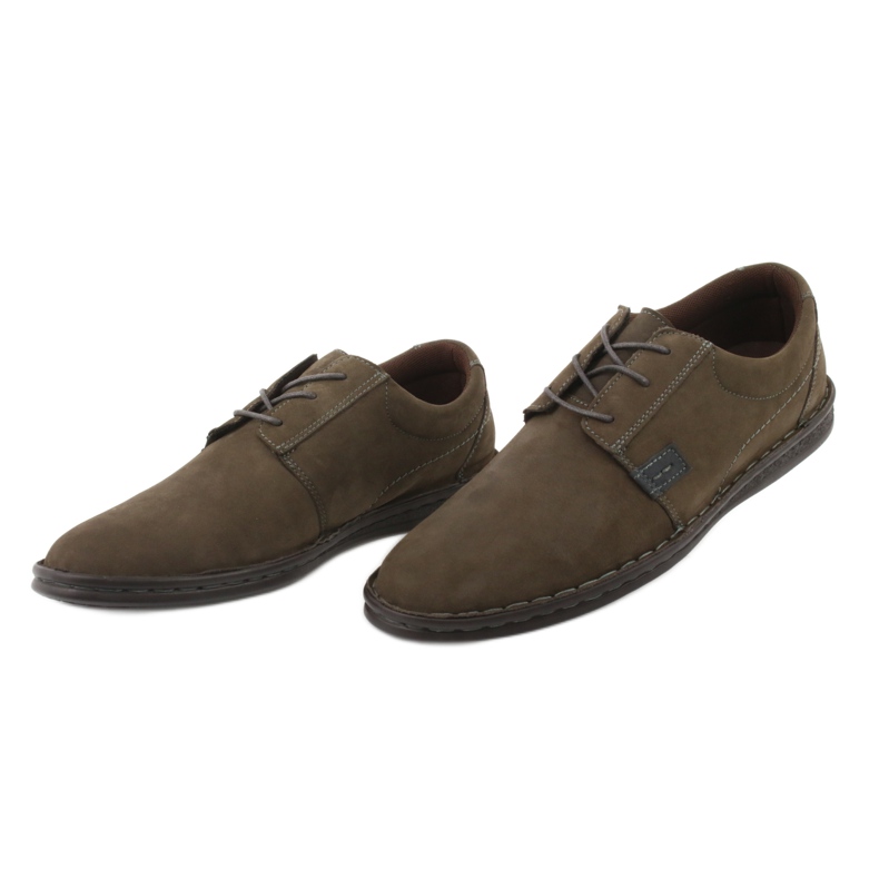 Sapatos confortáveis ​​American Club CY17 oliva multicolorido verde 3