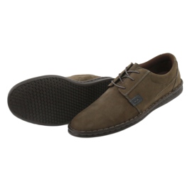 Sapatos confortáveis ​​American Club CY17 oliva multicolorido verde 5