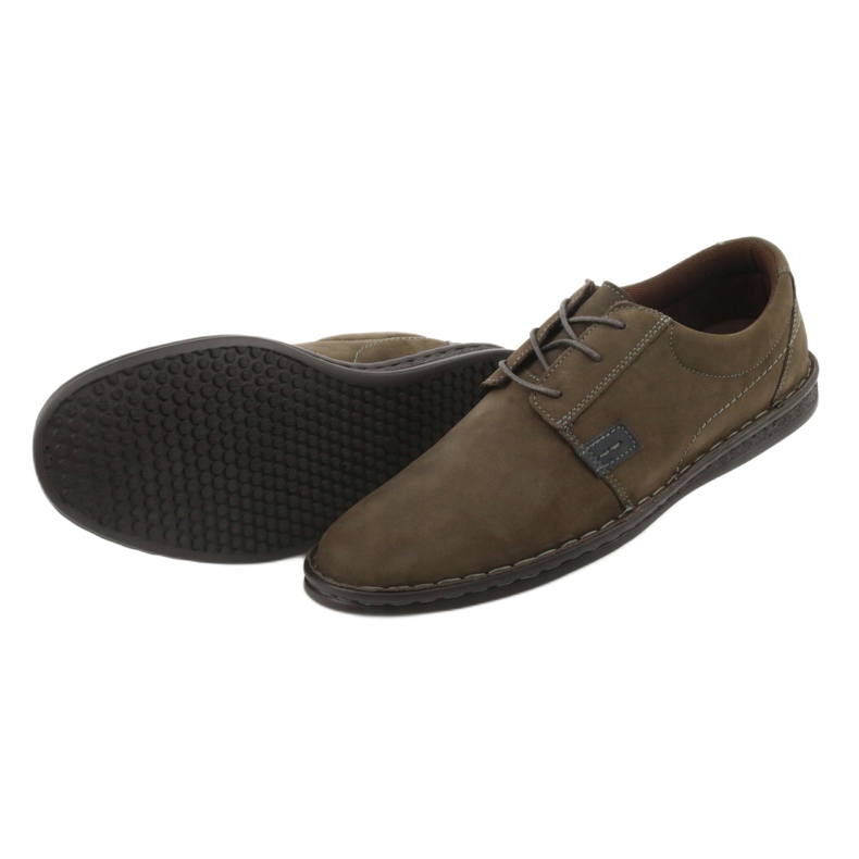 Sapatos confortáveis ​​American Club CY17 oliva multicolorido verde 5