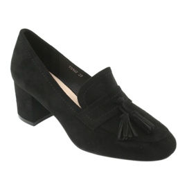 Sapatos no posto de Sergio Leone PB147 preto 1