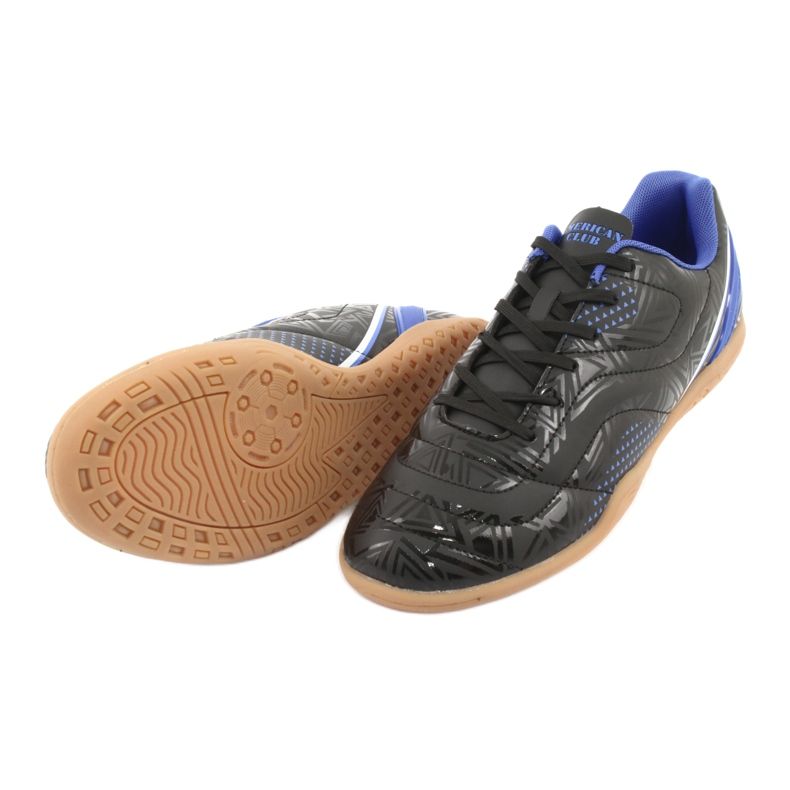Sapatos internos masculinos American Club OG13 preto / royal 5