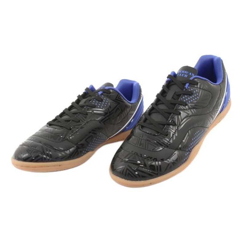 Sapatos internos masculinos American Club OG13 preto / royal 3