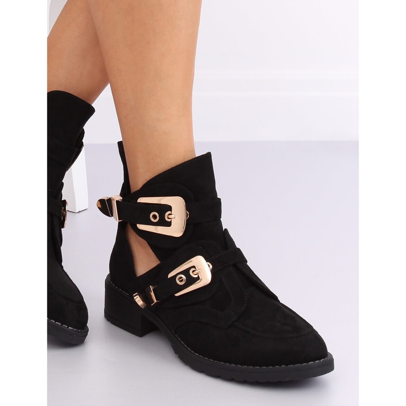 Botas pretas cortadas ZE01P pretas preto 2 Botas pretas cortadas ZE01P pretas preto 2