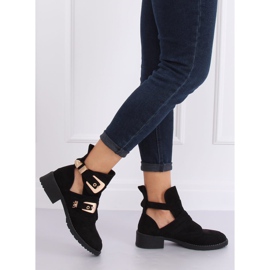 Botas pretas cortadas ZE01P pretas preto 1 Botas pretas cortadas ZE01P pretas preto 1