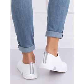 Tênis branco e cinza com cordões BB77 Gray 2 Tênis branco e cinza com cordões BB77 Gray 2