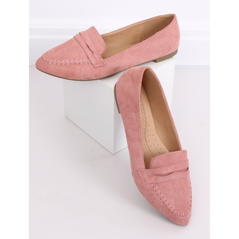 Mocassins rosa feminino rosa CH-1M6 rosa 2