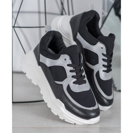 SHELOVET Tênis Clássicos Pretos 2