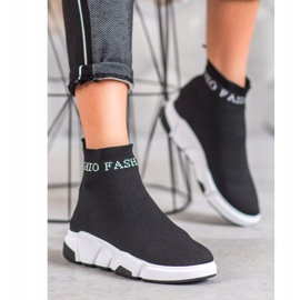 SHELOVET Sapatos Moda Slip-On preto 1