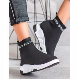 SHELOVET Sapatos Moda Slip-On preto 2