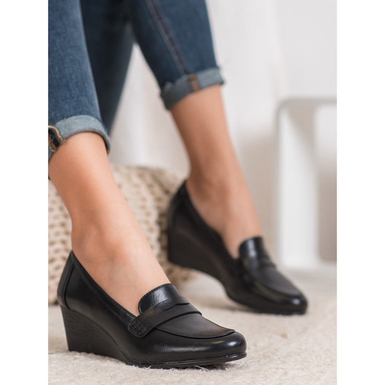 Mocassins VINCEZA preto 2