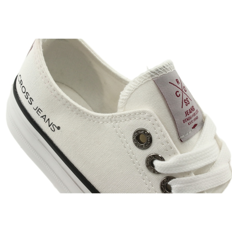 Cross Jeans Classic Sneakers BIACED WHITE FF2R4010C branco 7 Cross Jeans Classic Sneakers BIACED WHITE FF2R4010C branco 7