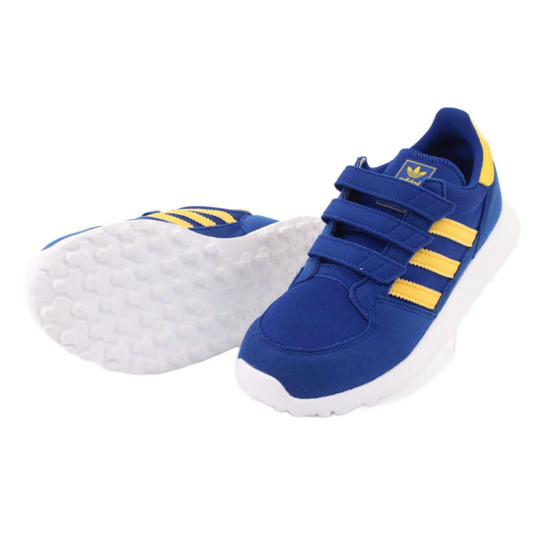 Adidas Originals Forest Grove Cf Jr CG6804 azul amarelo 4