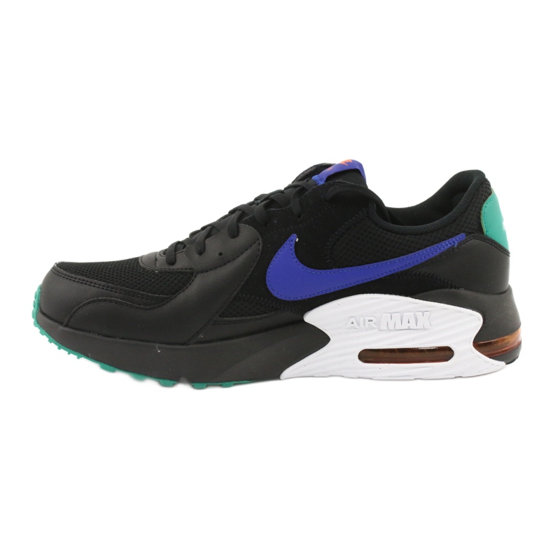 Sapata Nike Air Max Excee M CD4165-002 preto azul verde 2 Sapata Nike Air Max Excee M CD4165-002 preto azul verde 2