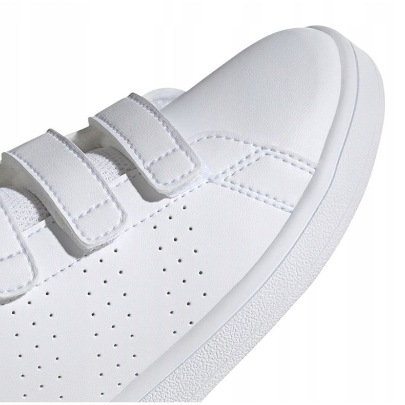 Sapatos Adidas Advantage C Jr EF0221 branco 1 Sapatos Adidas Advantage C Jr EF0221 branco 1