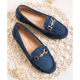 Sixth Sense Mocassins Com Ornamento azul 2