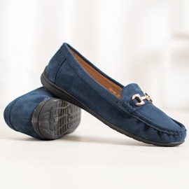 Sixth Sense Mocassins Com Ornamento azul 1