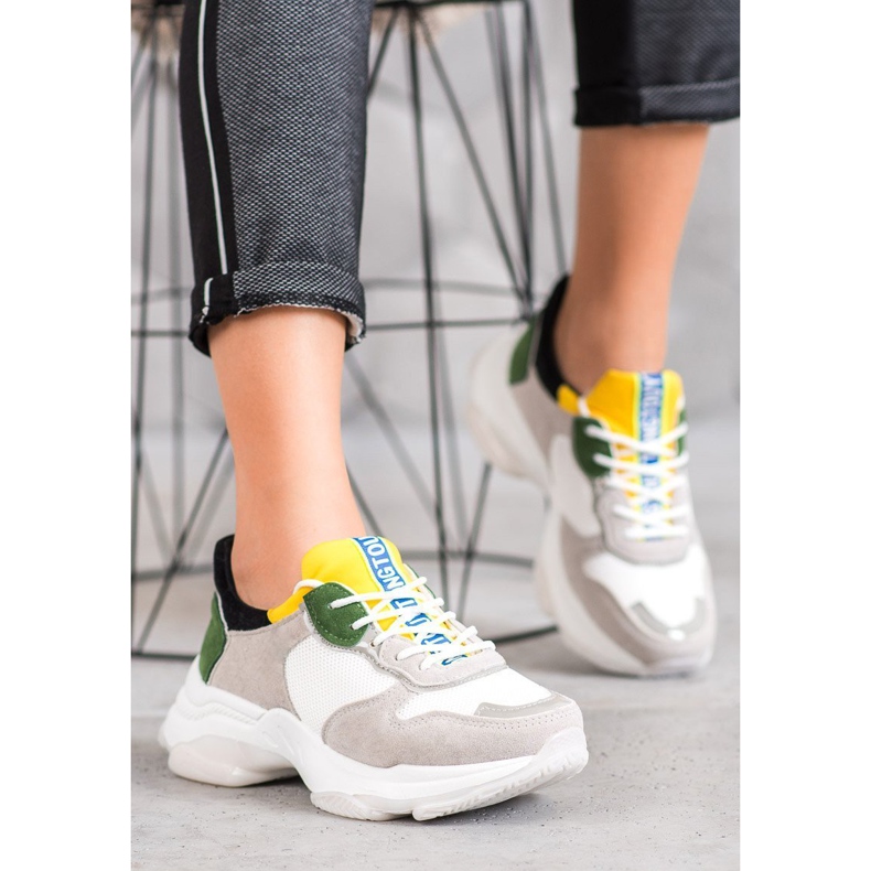 SHELOVET Tênis da moda multicolorido 2