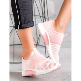 SHELOVET Sapatos de Moda Slip-on rosa 2 SHELOVET Sapatos de Moda Slip-on rosa 2