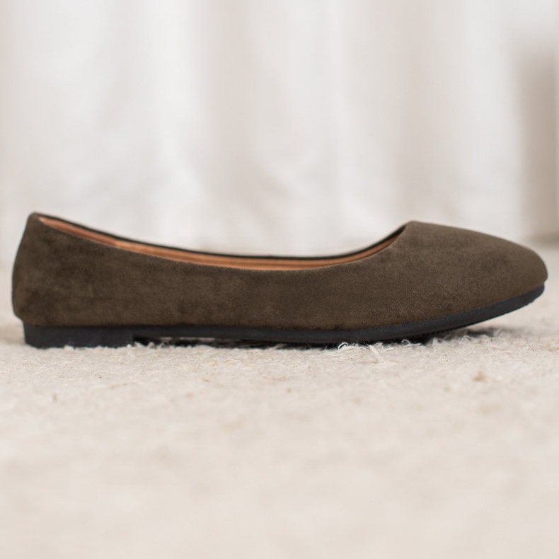 Diamantique Bailarinas de camurça clássicas multicolorido verde 1