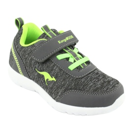 KangaRoos Sapatos infantis de esportes 02051 cinza/verde 1