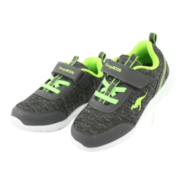 KangaRoos Sapatos infantis de esportes 02051 cinza/verde 3
