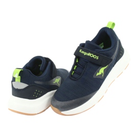 Kangaroos 18508 Sapatos da Marinha/Verde azul 4