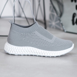 Goodin Calçados esportivos Openwork cinza 2