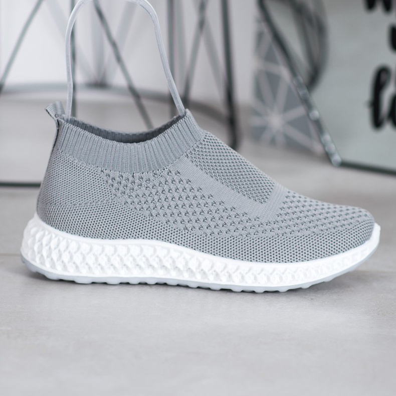 Goodin Calçados esportivos Openwork cinza 2