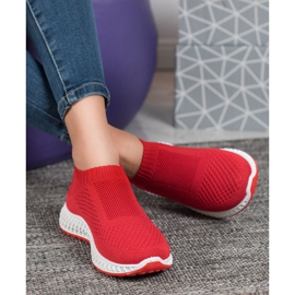 Goodin Calçados esportivos Openwork vermelho 2