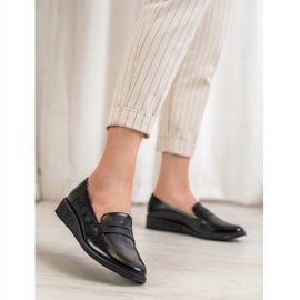 Goodin Mocassins Black Wedge preto 1