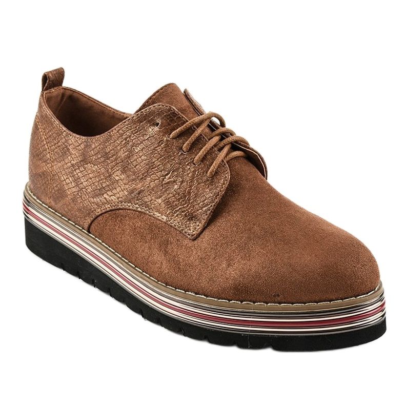 JN-31 Brown Jazz Shoes castanho 1