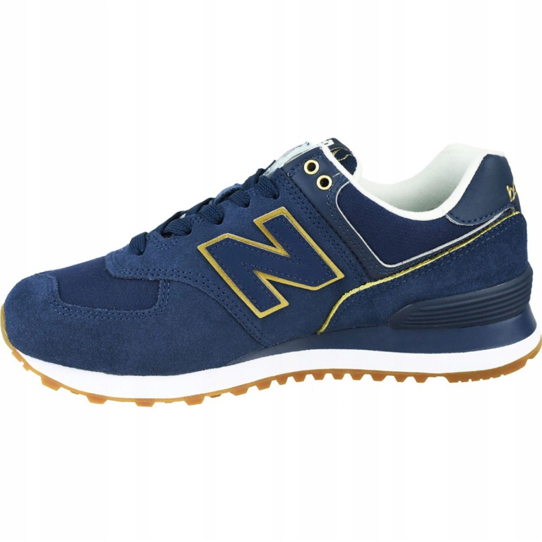 Sapatos New Balance W WL574SOC azul marinho 1