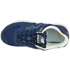Sapatos New Balance W WL574SOC azul marinho 2