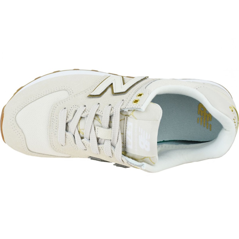 Sapatos New Balance W WL574SOA bege 2