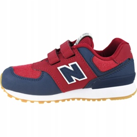 Sapatos New Balance Jr YV574DMI vermelho 1 Sapatos New Balance Jr YV574DMI vermelho 1