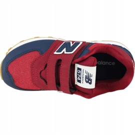 Sapatos New Balance Jr YV574DMI vermelho 2 Sapatos New Balance Jr YV574DMI vermelho 2