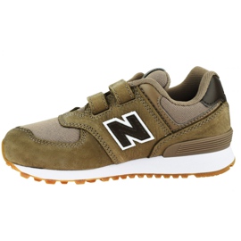 Tênis New Balance Jr YV574PRB marrom 1
