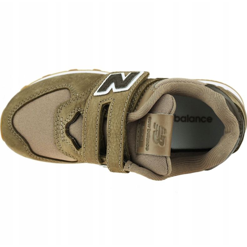 Tênis New Balance Jr YV574PRB castanho 2 Tênis New Balance Jr YV574PRB castanho 2