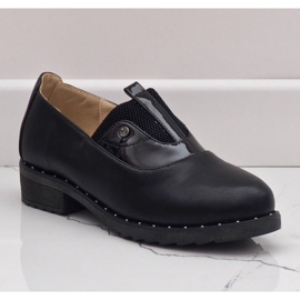 Sapatos deslizantes pretos com tachas X527 1 Sapatos deslizantes pretos com tachas X527 1