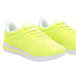 Calçados esportivos femininos verdes fluo FXZ32-3 2