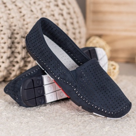 Goodin Sapatos com aberturas deslizantes azul 1