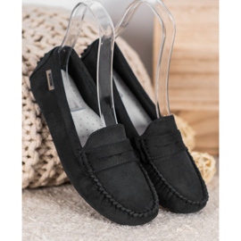 Goodin Mocassins têxteis clássicos preto 2