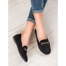 Bestelle Mocassins elegantes com ornamentos preto 1