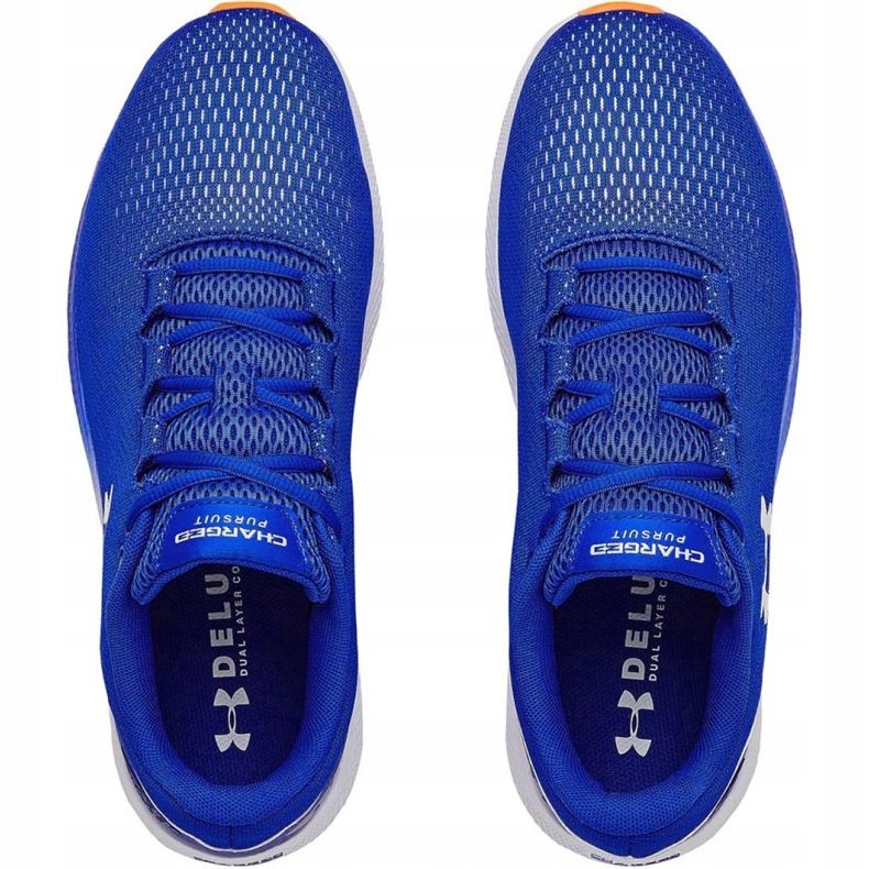 Under Armour Ua Charged Pursuit 2 M 3022594-400 tênis branco azul 1