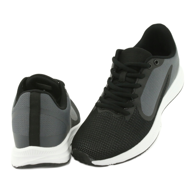 Atletico Calçado desportivo masculino Atlético 1857335, preto e cinza 4