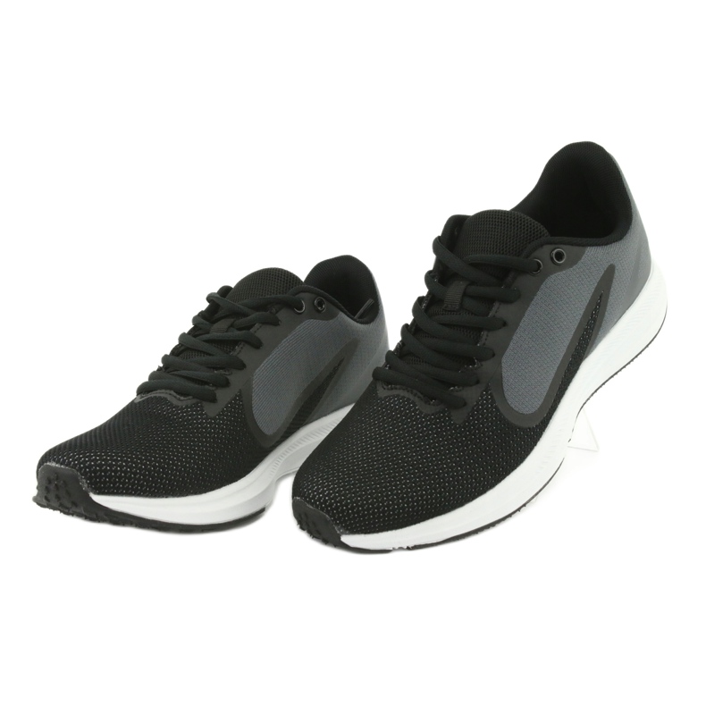 Atletico Calçado desportivo masculino Atlético 1857335, preto e cinza 3