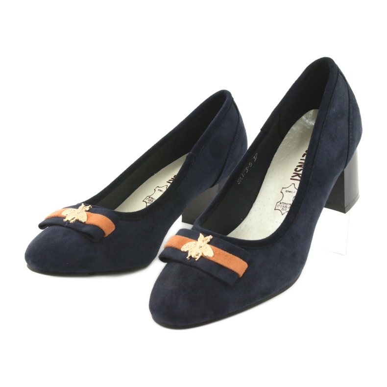 M.Daszyński Sapatilhas azul marinho para senhora Mucha Daszyński SA173 3