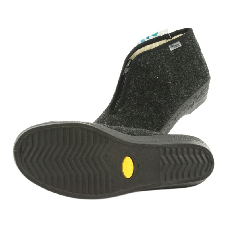 Sapatos femininos Befado pu 041D052 cinza 5