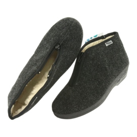 Sapatos femininos Befado pu 041D052 cinza 4